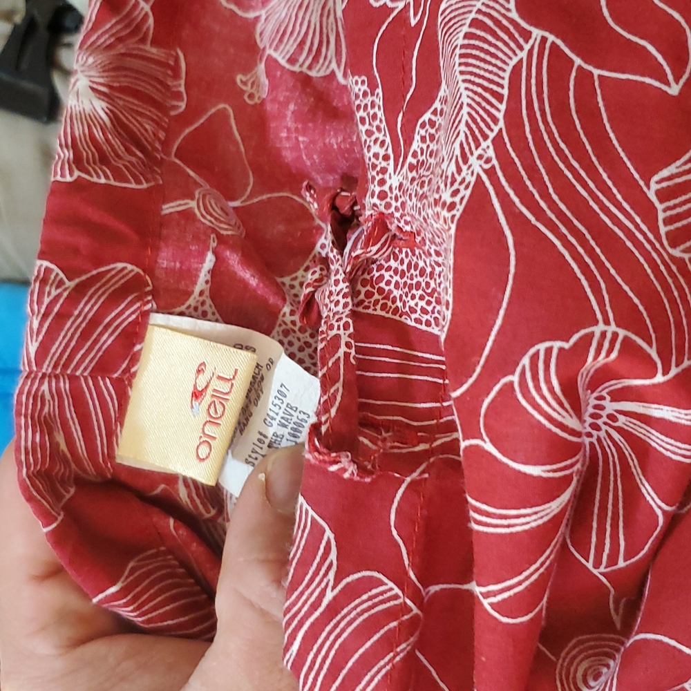 vintage 80's 90's o Neal skirt cover up see through